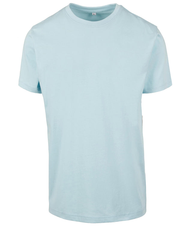 Build Your Brand T-Shirt Round-Neck Ocean Blue