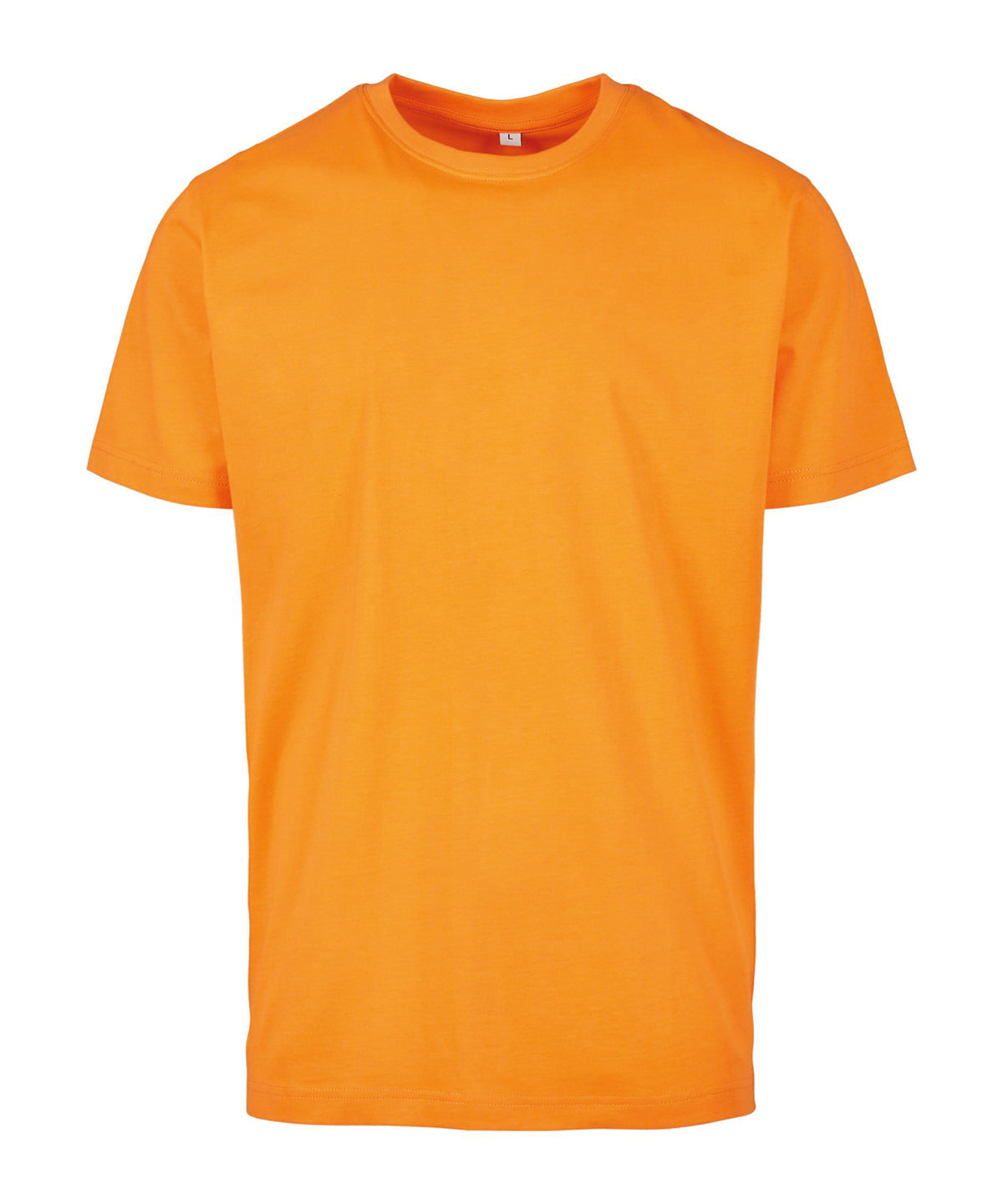 Build Your Brand T-Shirt Round-Neck Paradise Orange - S - T-Shirts