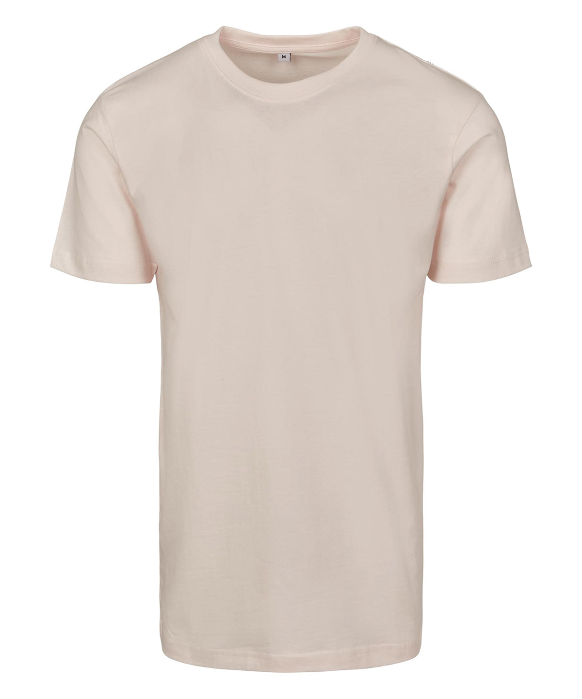 Build Your Brand T-Shirt Round-Neck Pink Marshmellow