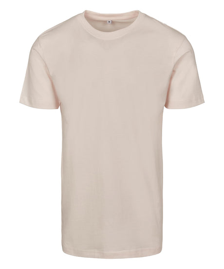 Build Your Brand T-Shirt Round-Neck Pink Marshmellow