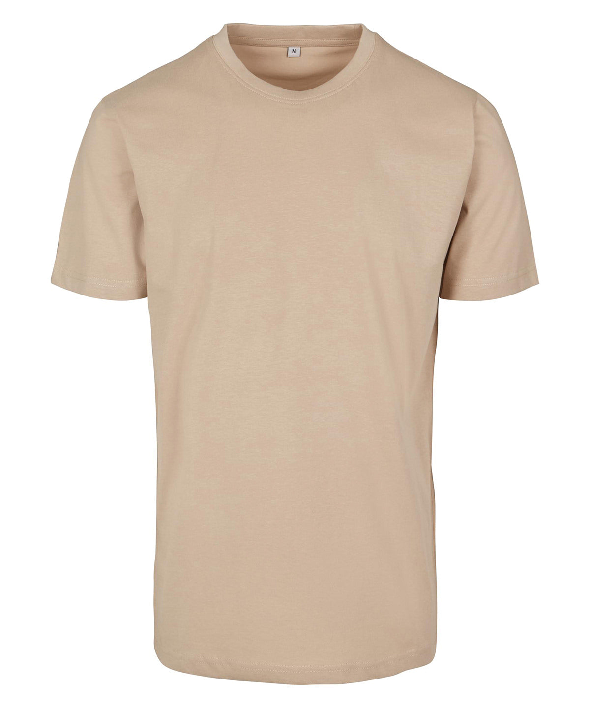 Build Your Brand T-Shirt Round-Neck Sand - S - T-Shirts