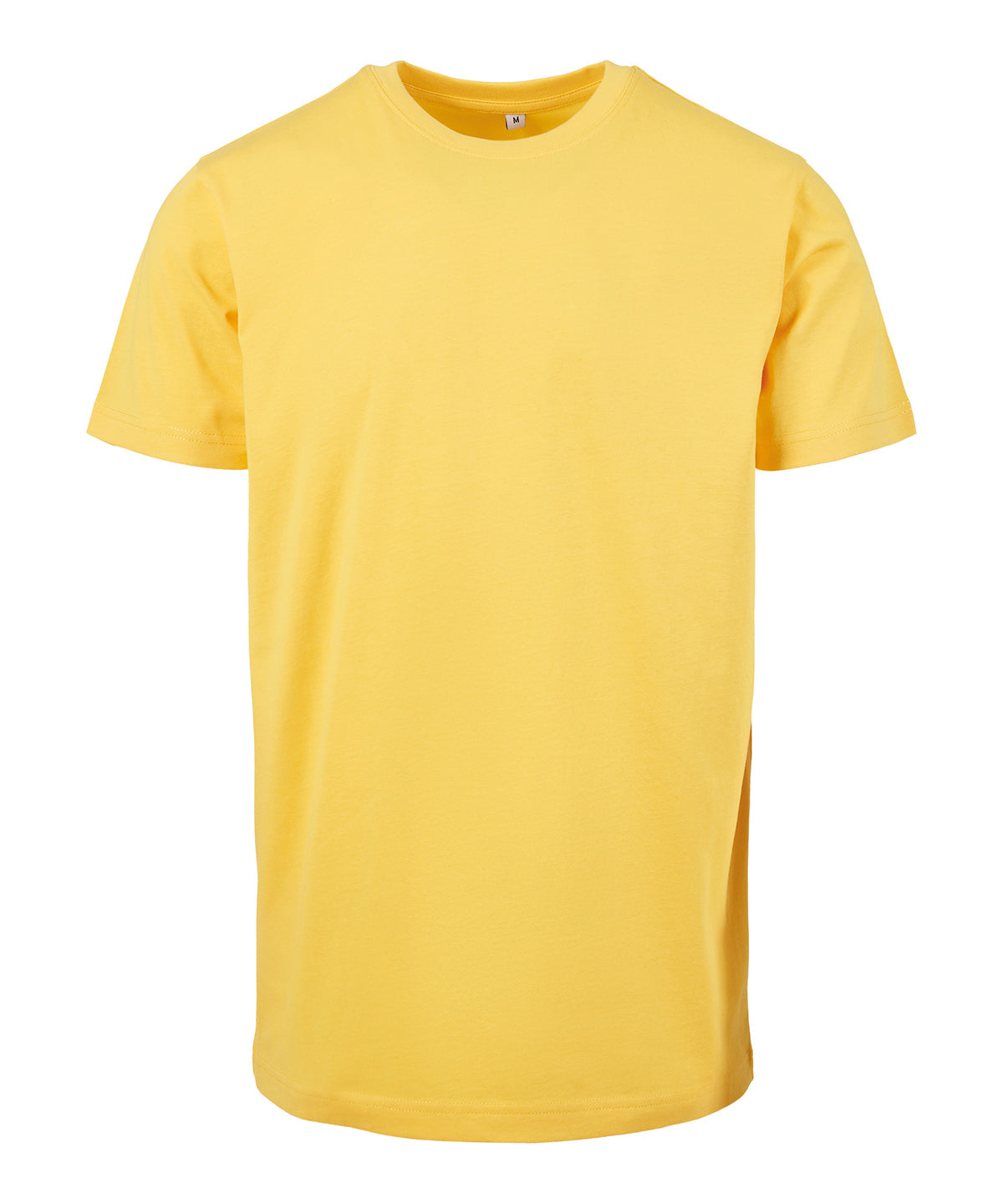Build Your Brand T-Shirt Round-Neck Taxi Yellow - S - T-Shirts