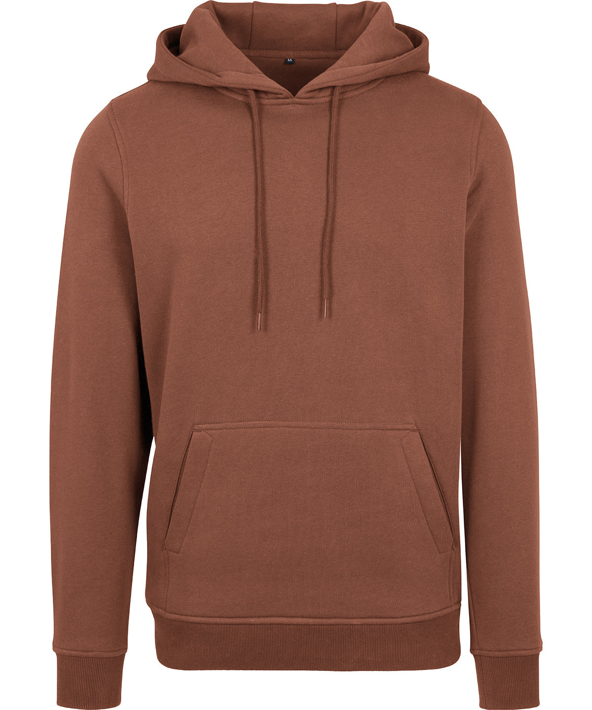 Build Your Brand Heavy Cotton Blend Hoodie - Bark / S - Hoodies