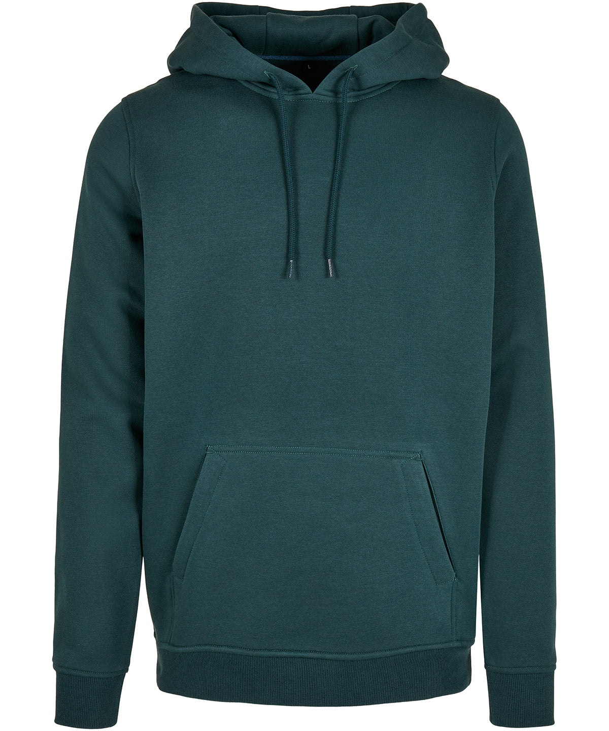 Build Your Brand Heavy Cotton Blend Hoodie - Bottle Green / XS - Hoodies