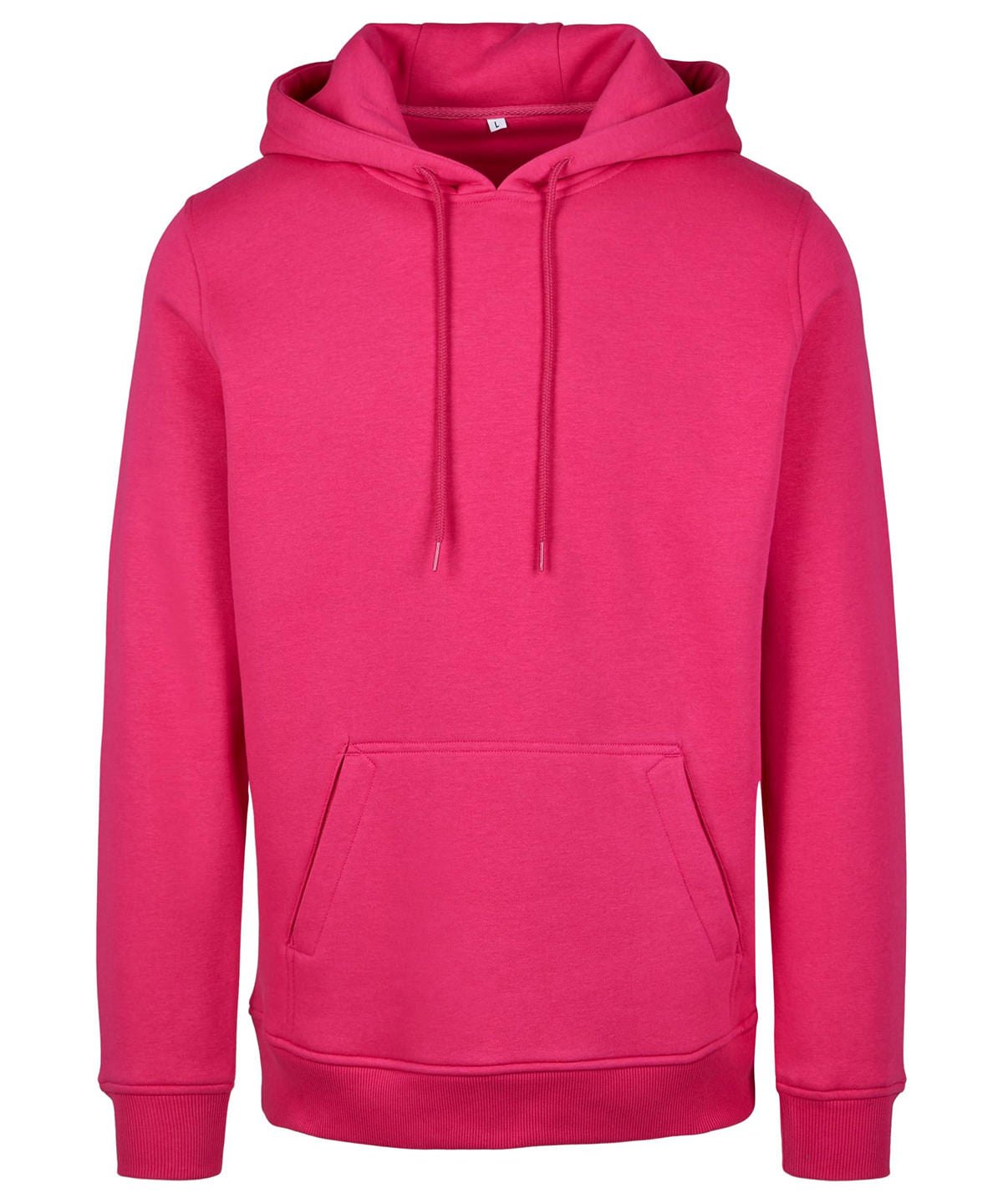Build Your Brand Heavy Cotton Blend Hoodie - Hibiskus Pink / XS - Hoodies