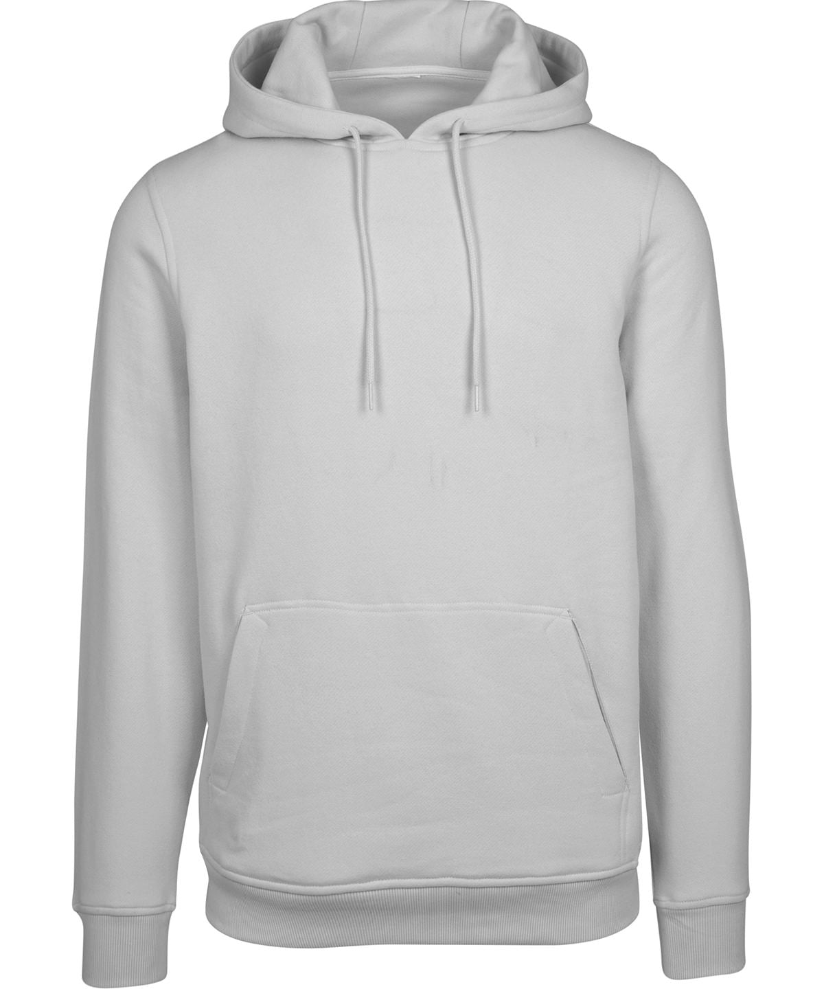 Build Your Brand Heavy Cotton Blend Hoodie - Light Asphalt / S - Hoodies