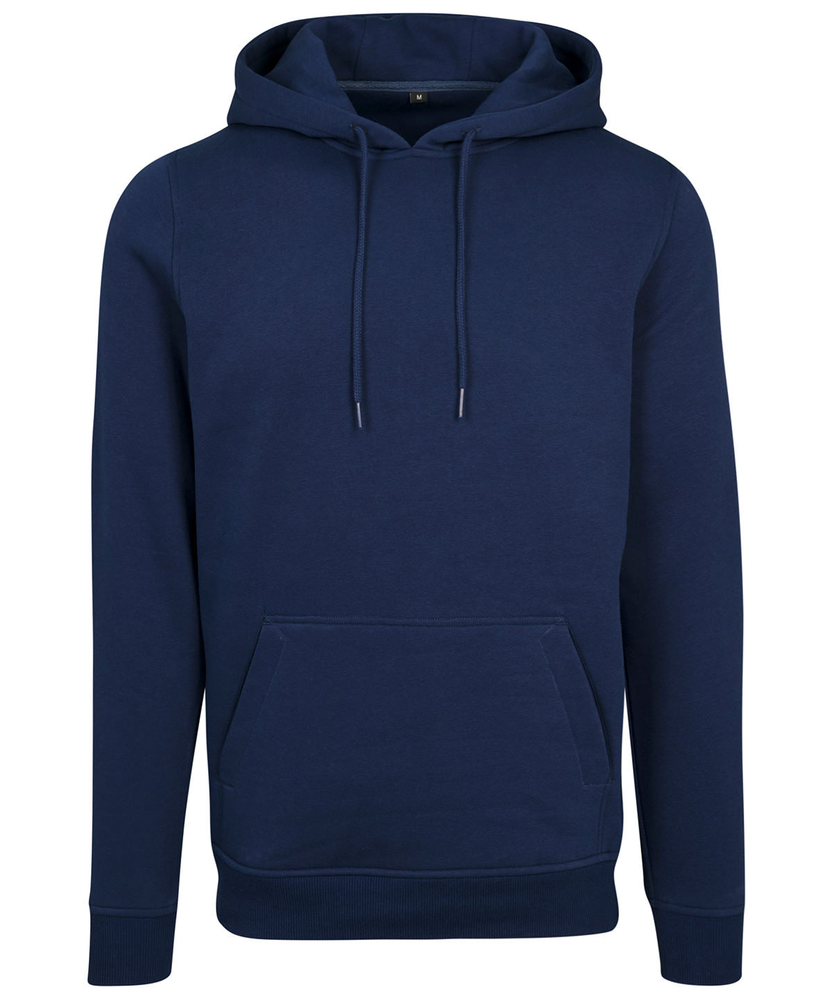 Build Your Brand Heavy Cotton Blend Hoodie - Light Navy / XS - Hoodies