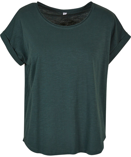 Build Your Brand Womens Long Slub Tee