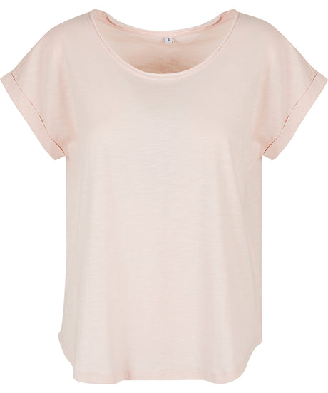 Build Your Brand Womens Long Slub Tee