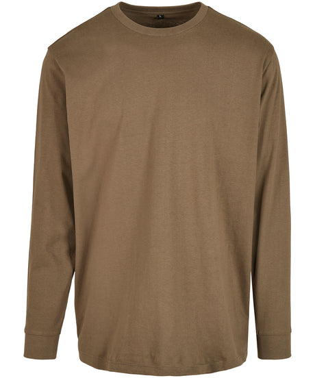 Build Your Brand Long Sleeve With Cuff Rib