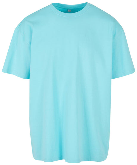 Build Your Brand Heavy Oversized Tee Beryl Blue