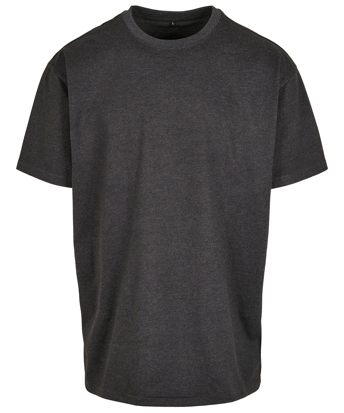 Build Your Brand Heavy Oversized Tee Charcoal - XS - T-Shirts