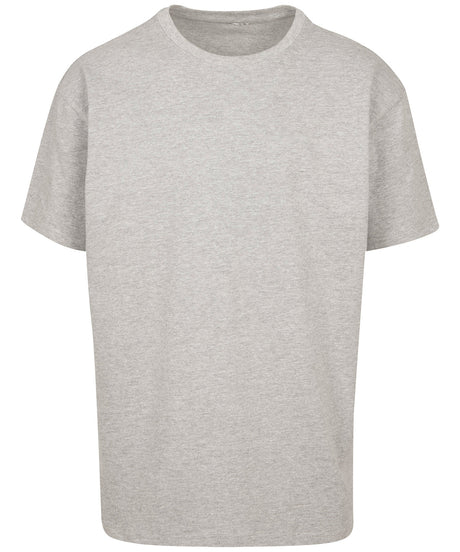 Build Your Brand Heavy Oversized Tee Grey