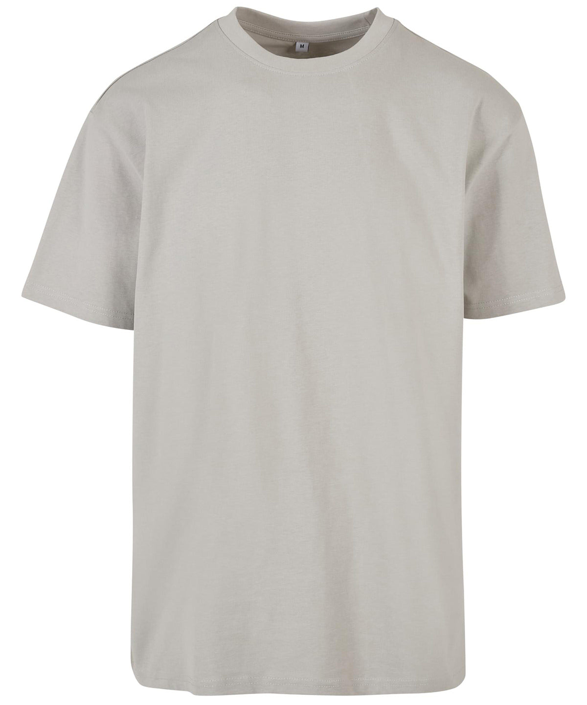Build Your Brand Heavy Oversized Tee Light Grey - XS - T-Shirts