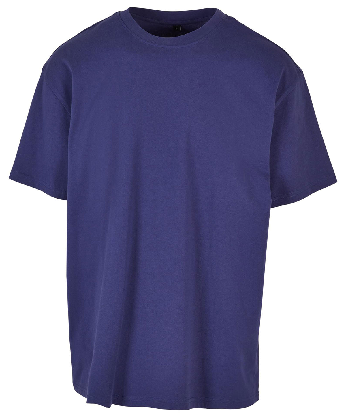 Build Your Brand Heavy Oversized Tee Light Navy - XS - T-Shirts