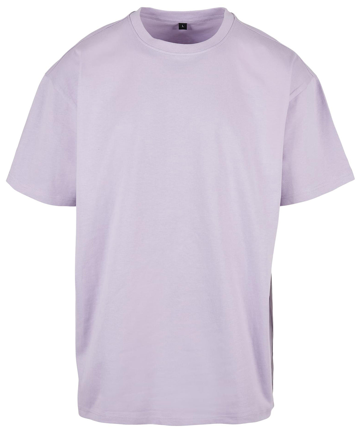 Build Your Brand Heavy Oversized Tee Lilac - XS - T-Shirts
