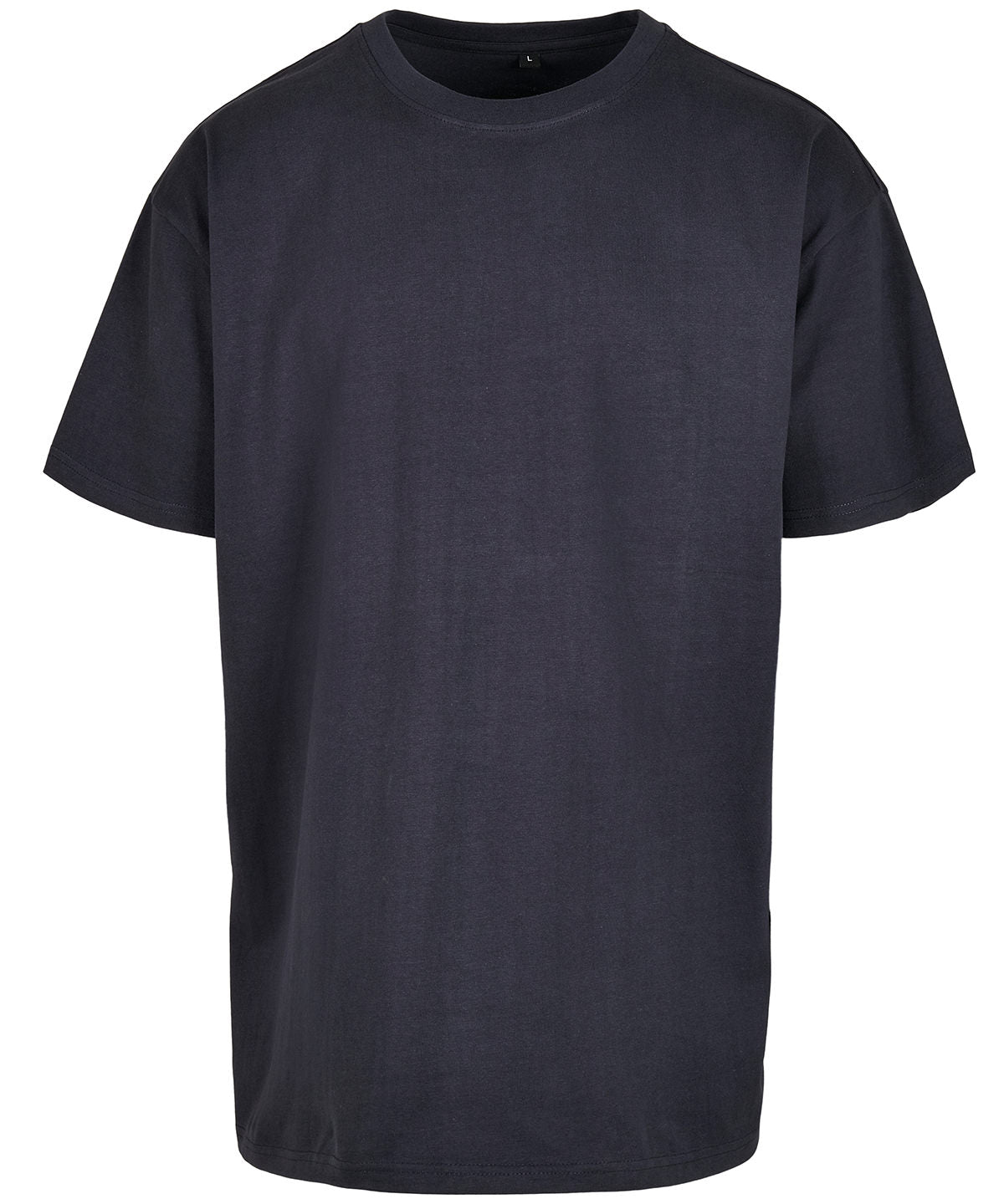 Build Your Brand Heavy Oversized Tee Navy - XS - T-Shirts