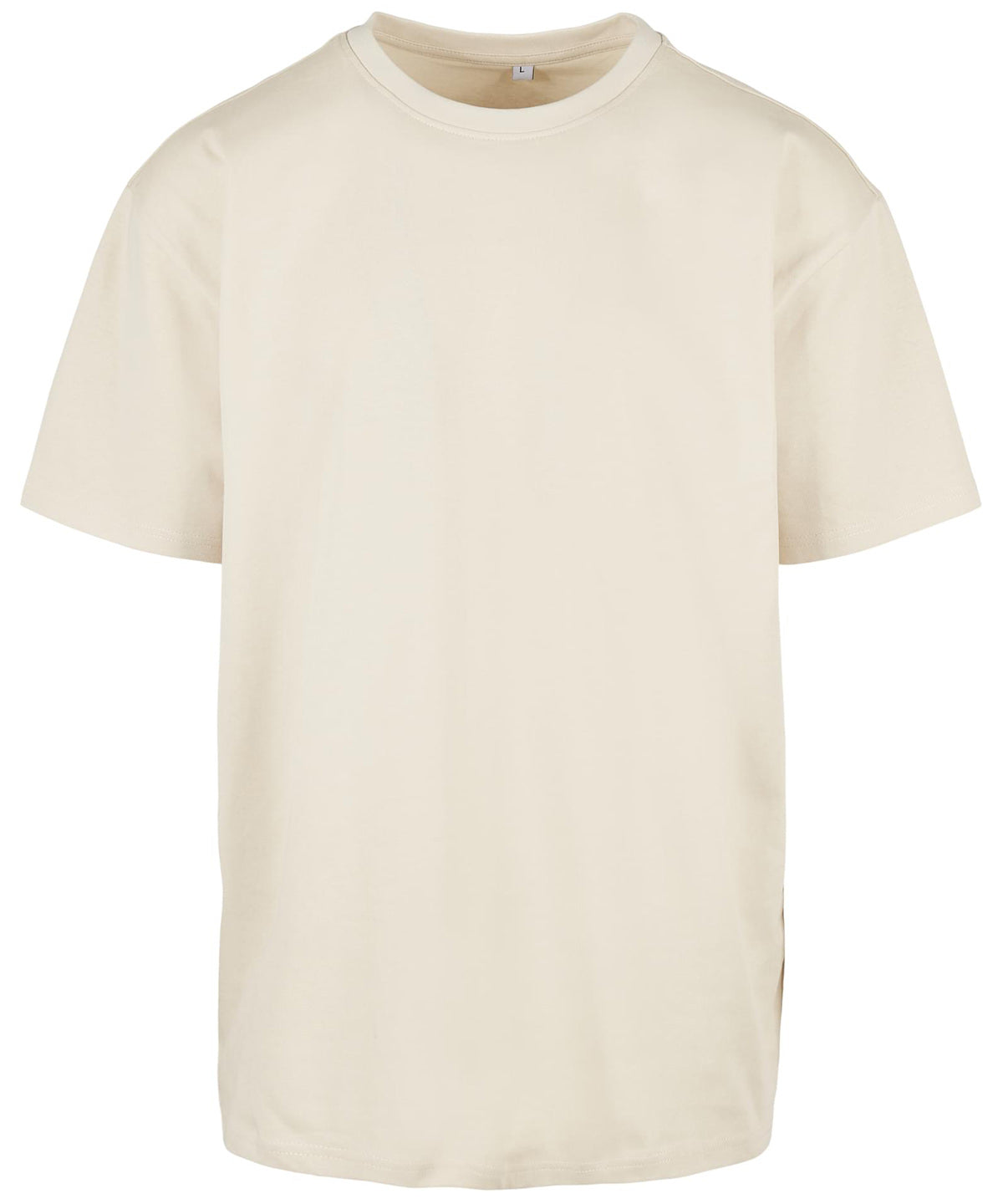 Build Your Brand Heavy Oversized Tee Sand - XS - T-Shirts