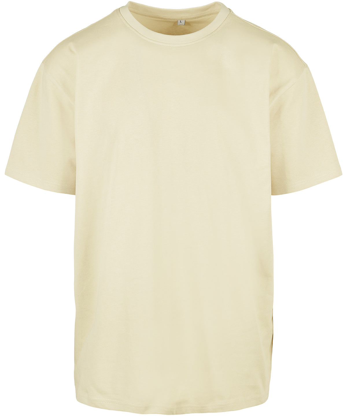 Build Your Brand Heavy Oversized Tee Soft Yellow - XS - T-Shirts