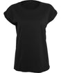 Build Your Brand Womens Organic Extended Shoulder Tee