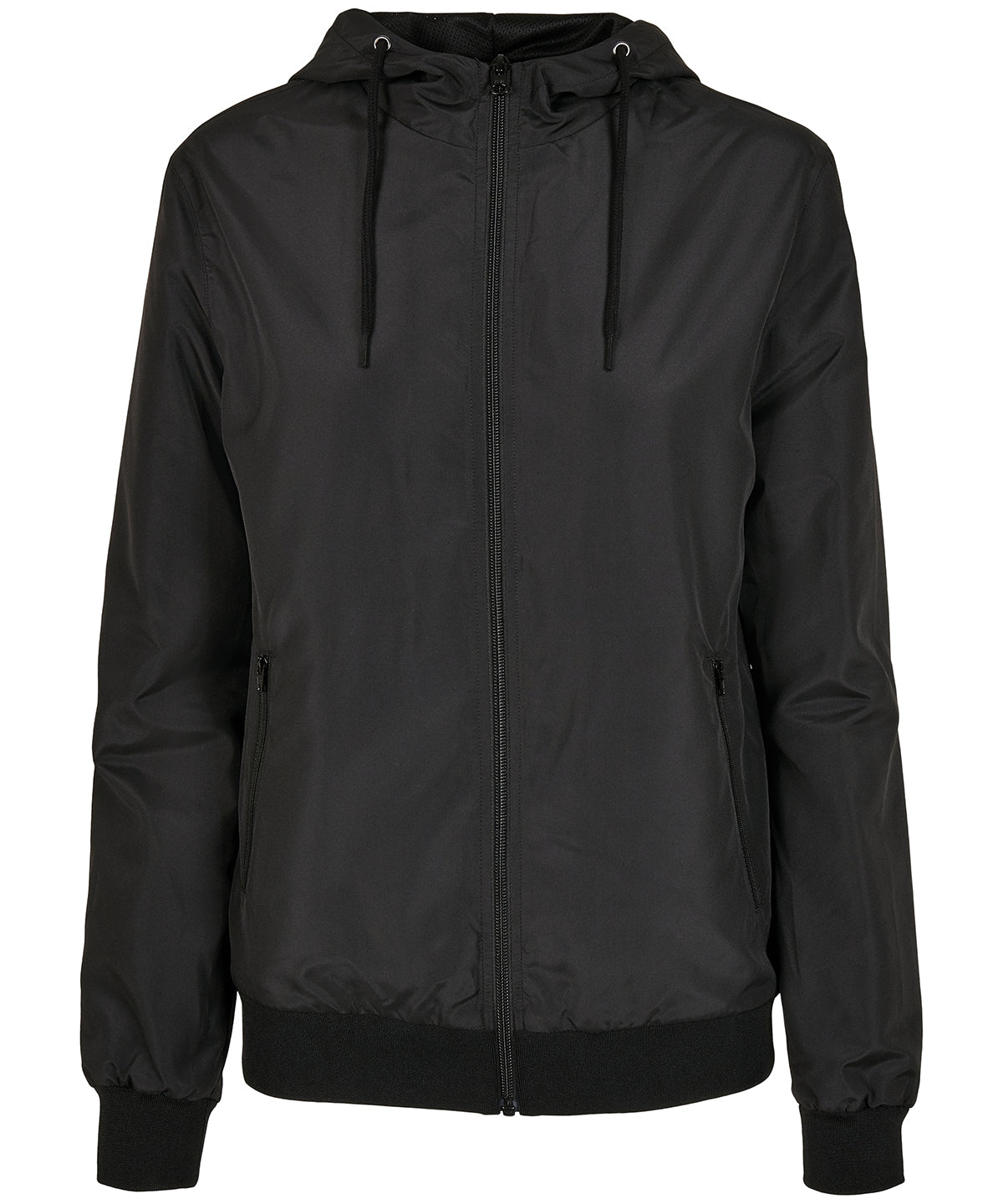 Build Your Brand Womens Recycled Windrunner