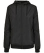 Build Your Brand Womens Recycled Windrunner