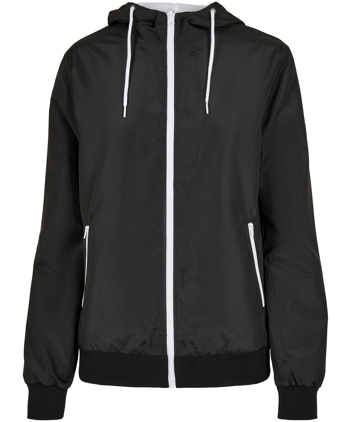 Build Your Brand Womens Recycled Windrunner