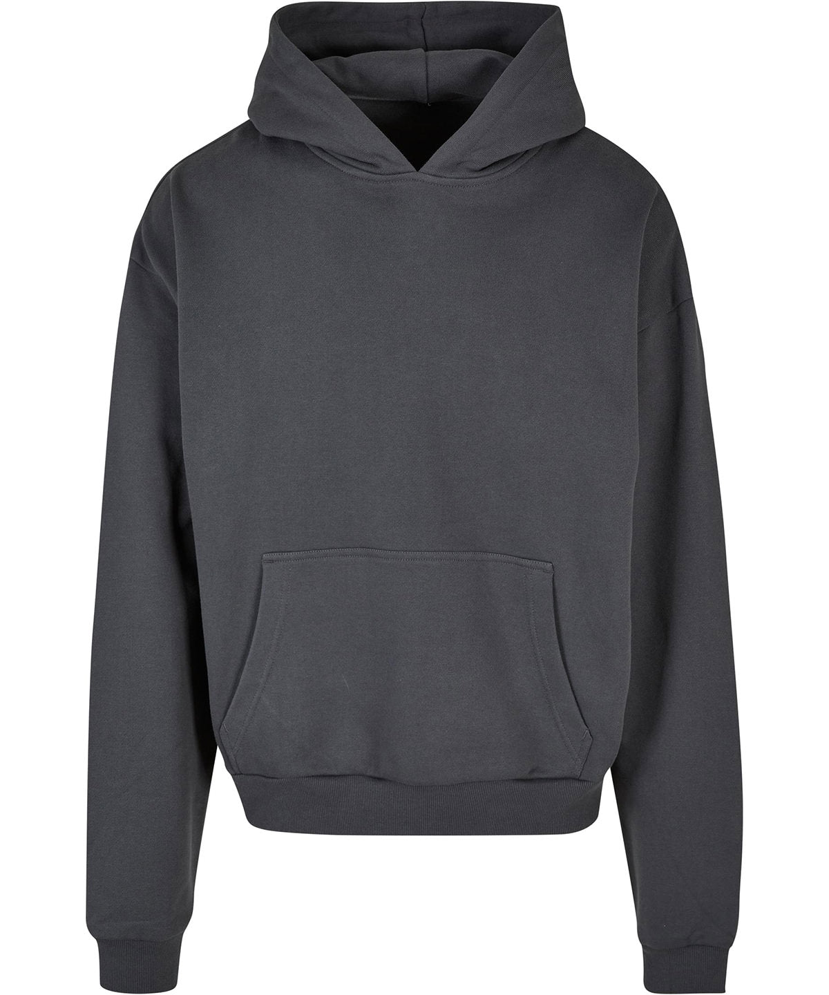 Build Your Brand Ultra Heavy Hoodie Dark Grey - S - Hoodies