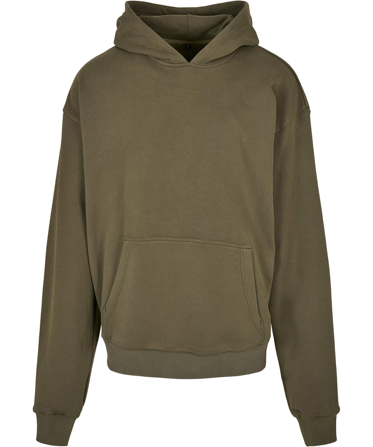 Build Your Brand Ultra Heavy Hoodie Olive - S - Hoodies