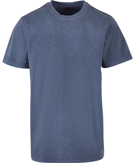 Build Your Brand Acid Washed Round Neck Tee