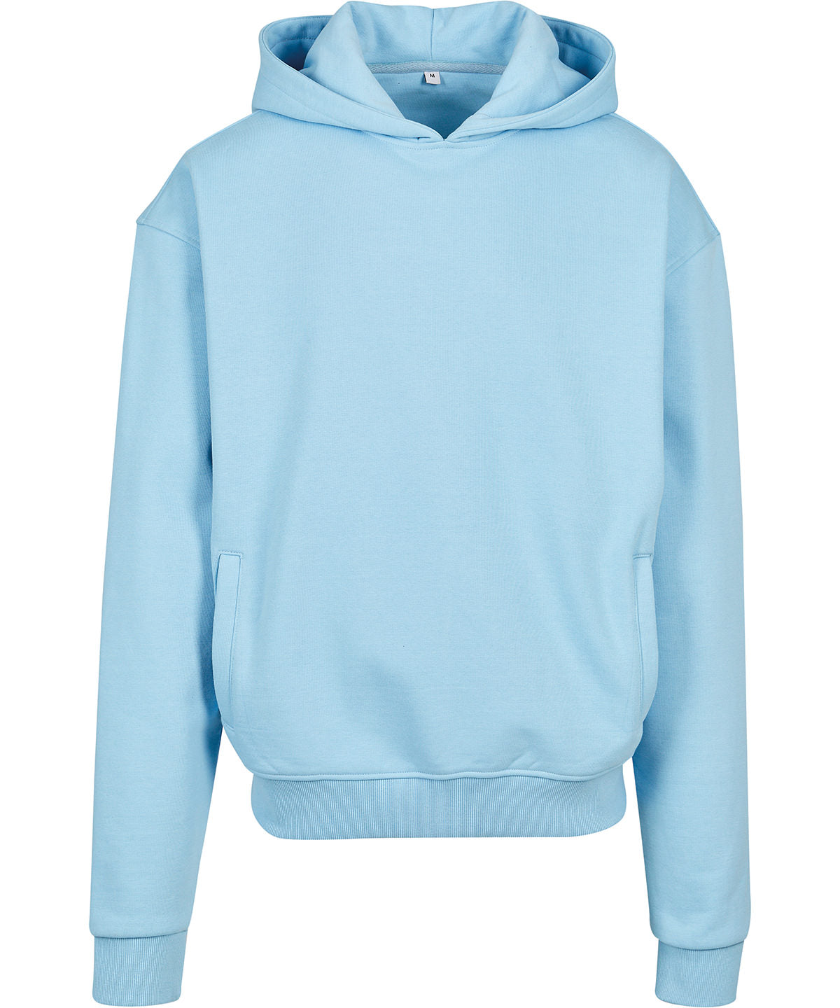 Build Your Brand Ultra-Heavy Oversized Hoodie - Baltic Blue / S - Hoodies