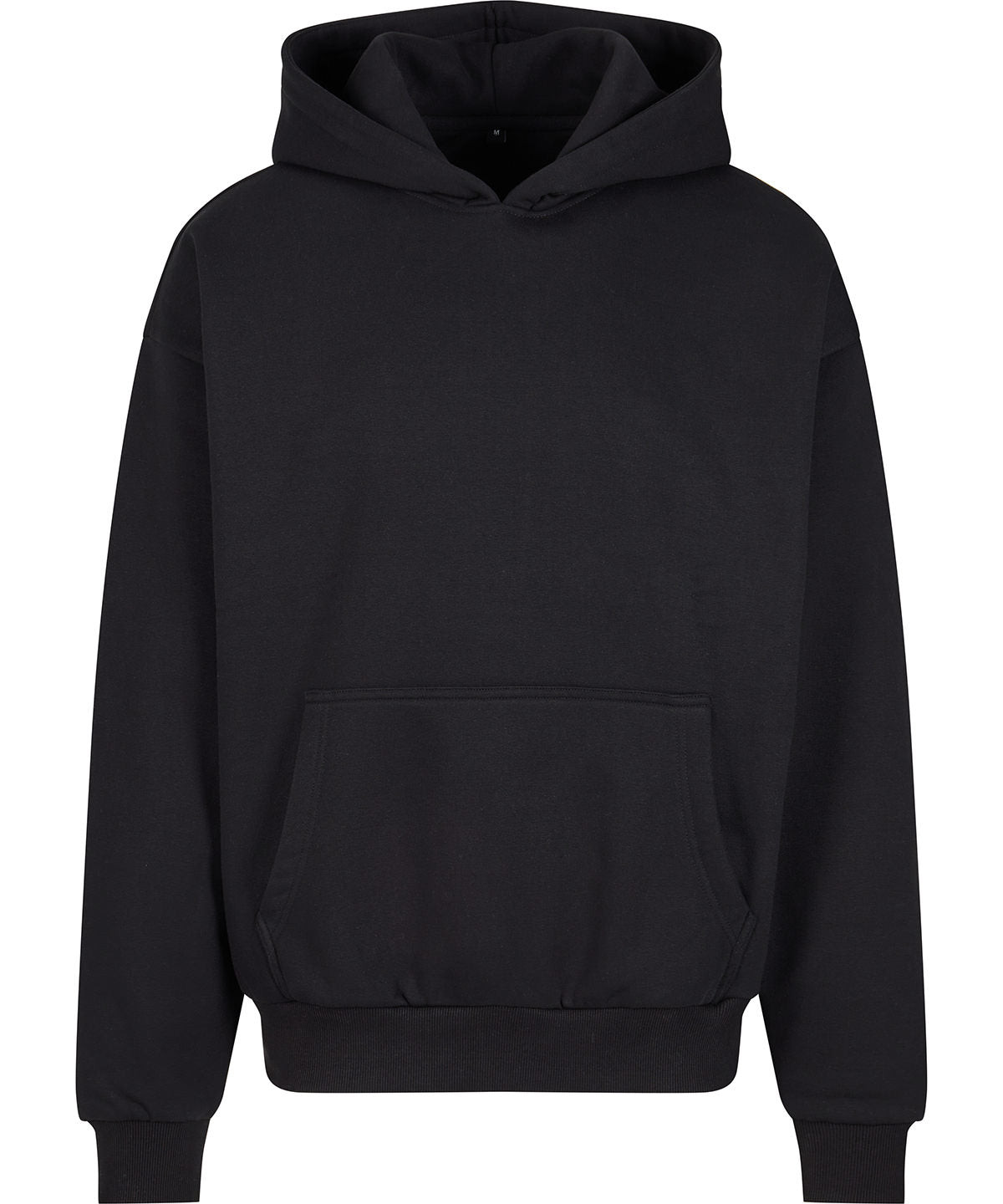 Build Your Brand Ultra-Heavy Oversized Hoodie - Black / S - Hoodies