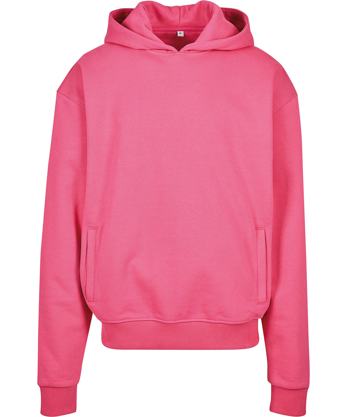 Build Your Brand Ultra-Heavy Oversized Hoodie - Hibiskus Pink / S - Hoodies