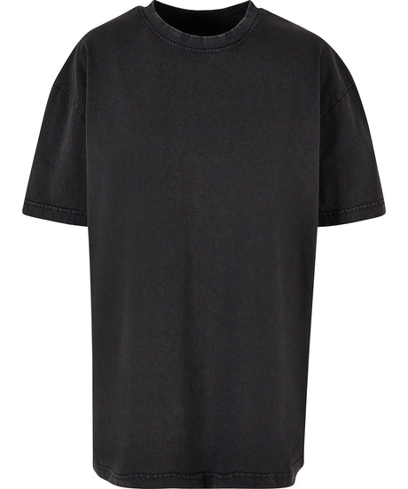 Build Your Brand Women’S Oversized Acid Wash Tee