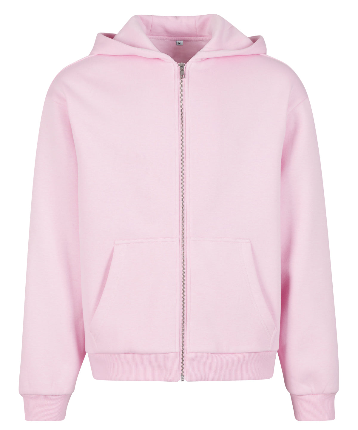 Build Your Brand Fluffy Zip Hoodie