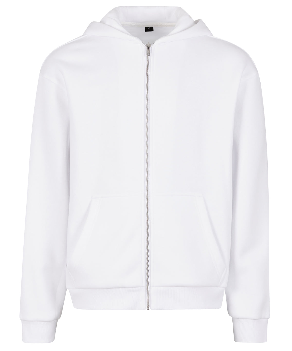 Build Your Brand Fluffy Zip Hoodie