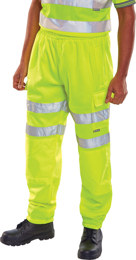 Beeswift Hi Vis Jogging Bottoms
