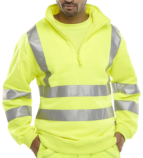 Beeswift Quarter Zipped Sweatshirt