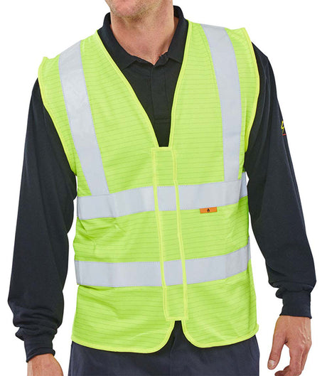 Beeswift Fire Retardant Hi-Vis Waistcoat