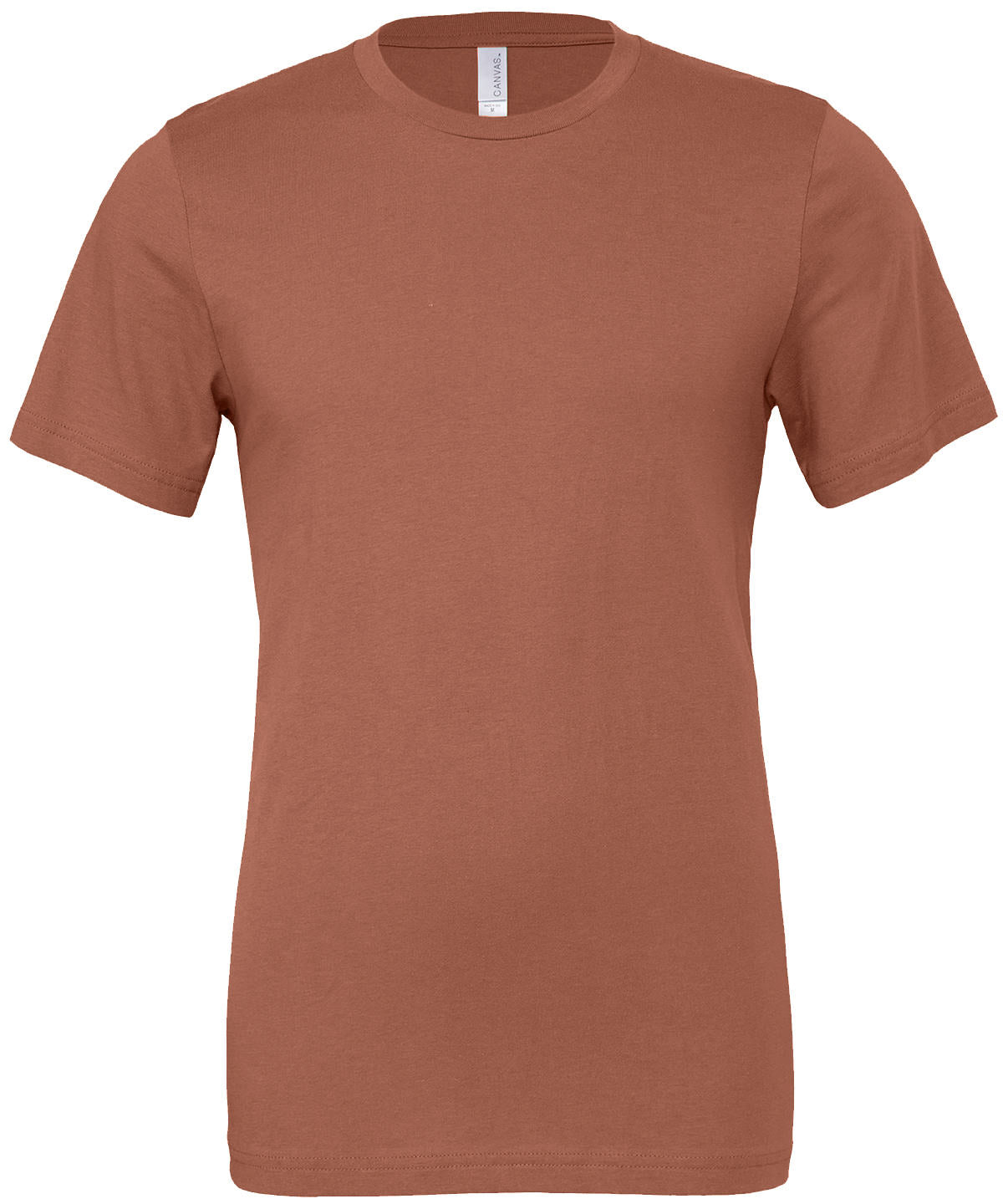 Bella Canvas Unisex Jersey crew neck t-shirt Terracotta - XS - T-Shirts