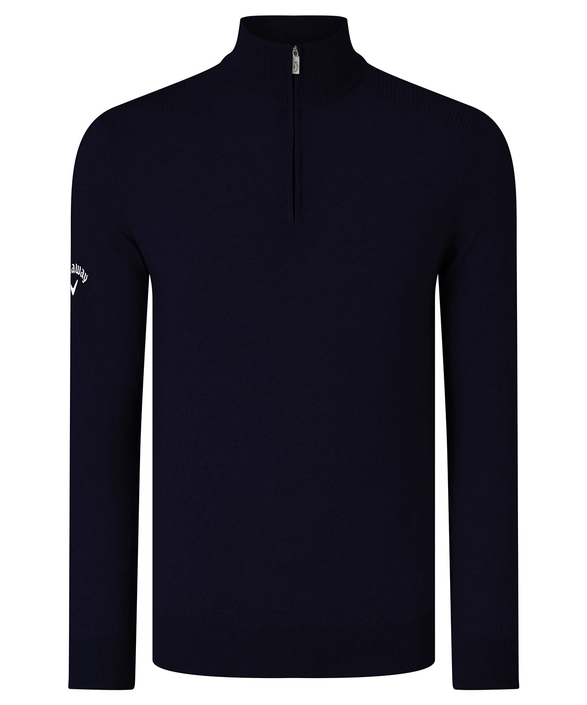 Callaway Ribbed ¼ zip Merino sweater