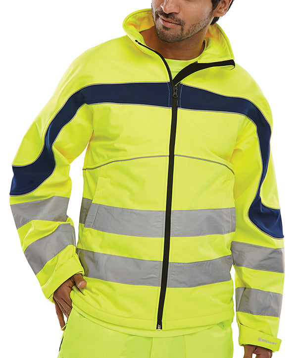 Beeswift Eton Hi-Viz Soft Shell Jacket