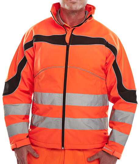 Beeswift Eton Hi-Viz Soft Shell Jacket