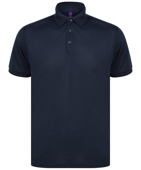 Henbury Recycled polyester polo shirt