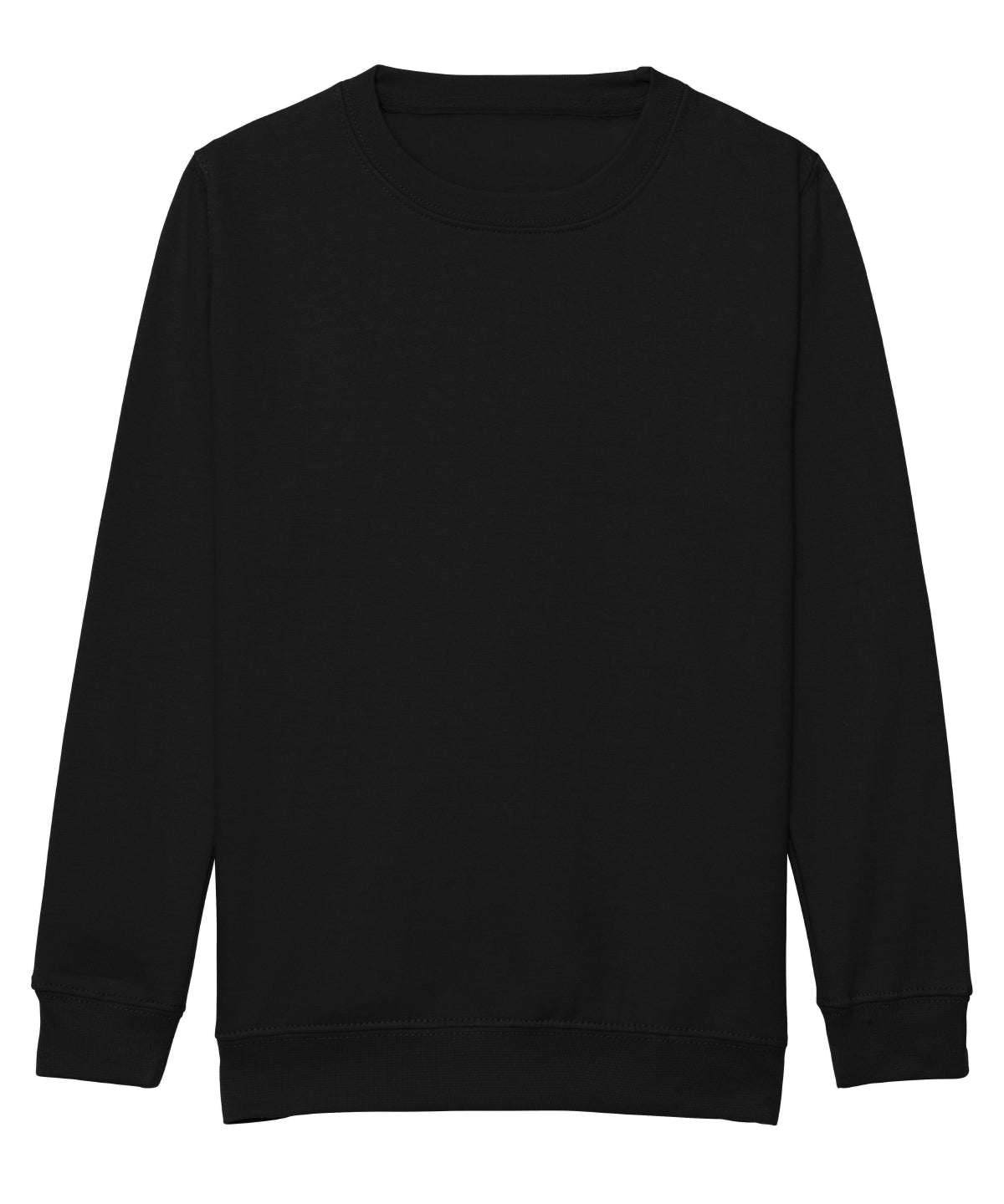 AWDis Kids Sweatshirt - Deep Black / 12 Years - Sweatshirts