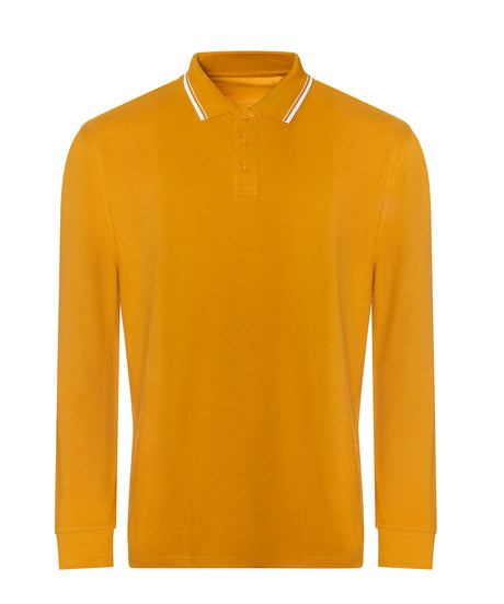 AWDis Long sleeve tipped 100 polo