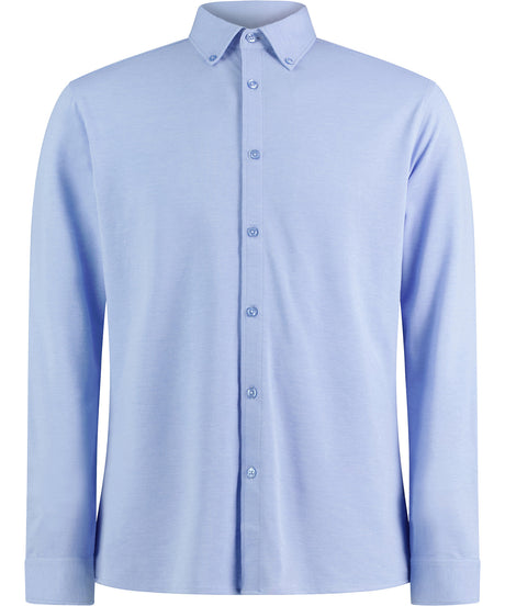 Kustom Kit Long sleeve Superwash 60° piqué shirt