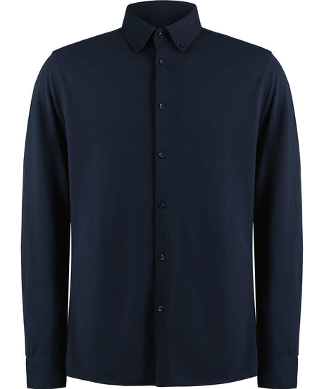 Kustom Kit Long sleeve Superwash 60° piqué shirt