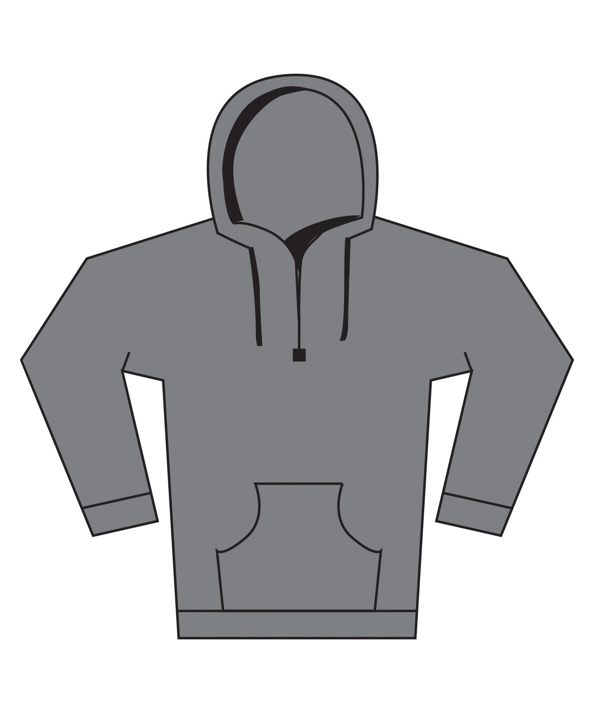 Kustom Kit Regular Fit Piqué Hoodie With Zipped Pocket KK338