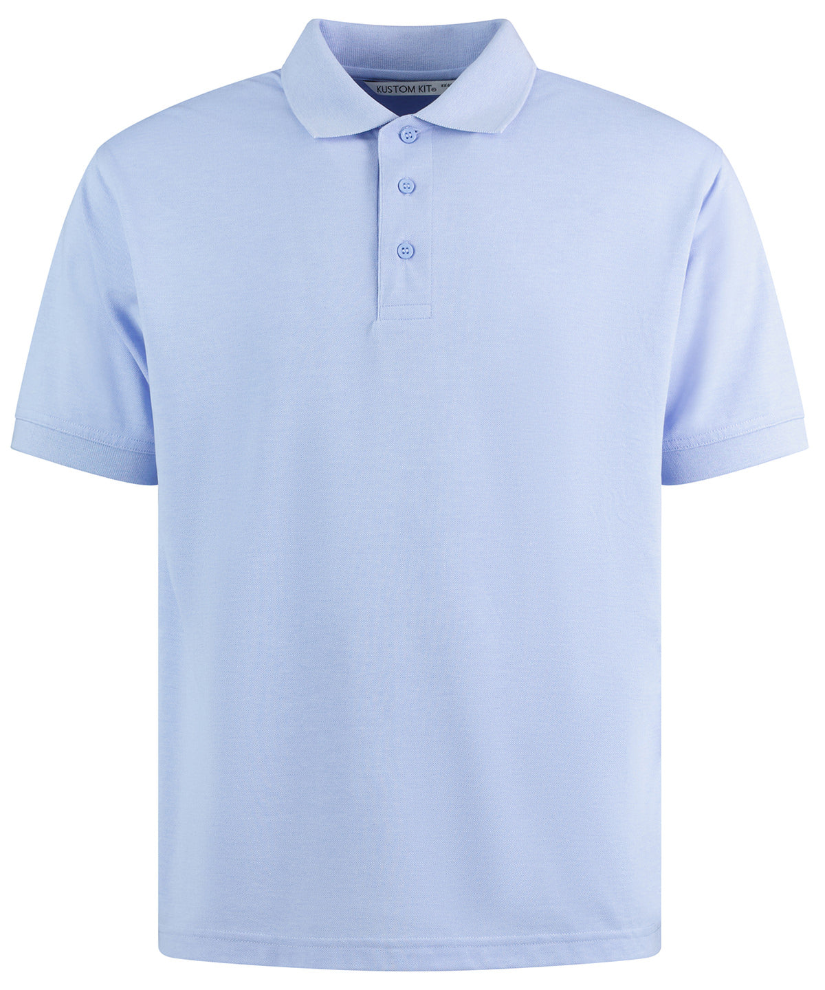 Kustom Kit Klassic polo with Superwash 60°C Light Heather Blue